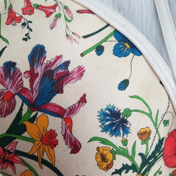 Authentic Vintage Gloral Gucci Crossbody Bag - Picture 9 of 12